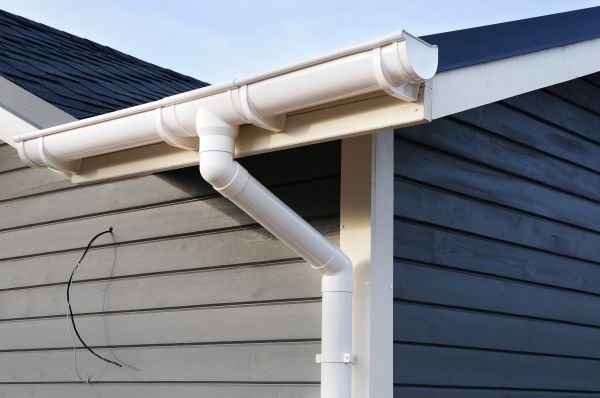 PVC Rain Gutter Installation in Denver